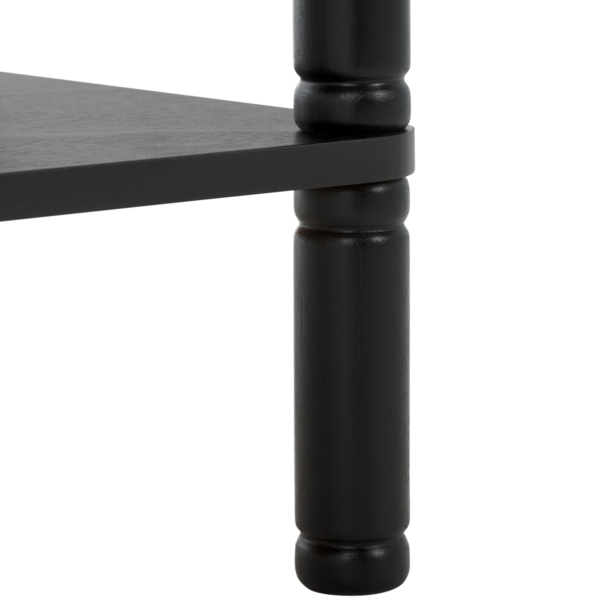 Thurston 2 Drawer Console - Matte Black - Image 3