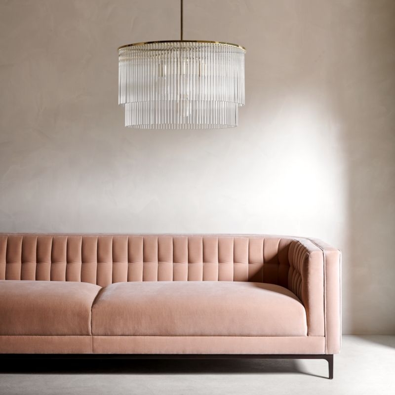 Ambroise 104" Wooly Sand Sofa - Image 3