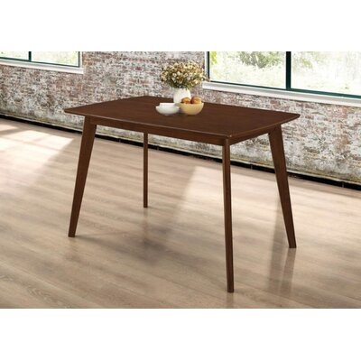 Kersey Dining Table With Angled Legs Chestnut By Coaster - Image 0