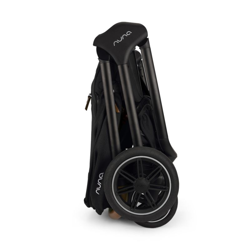 Nuna ® TRIV ™ next Caviar Black Compact Foldable Baby Stroller - Image 9