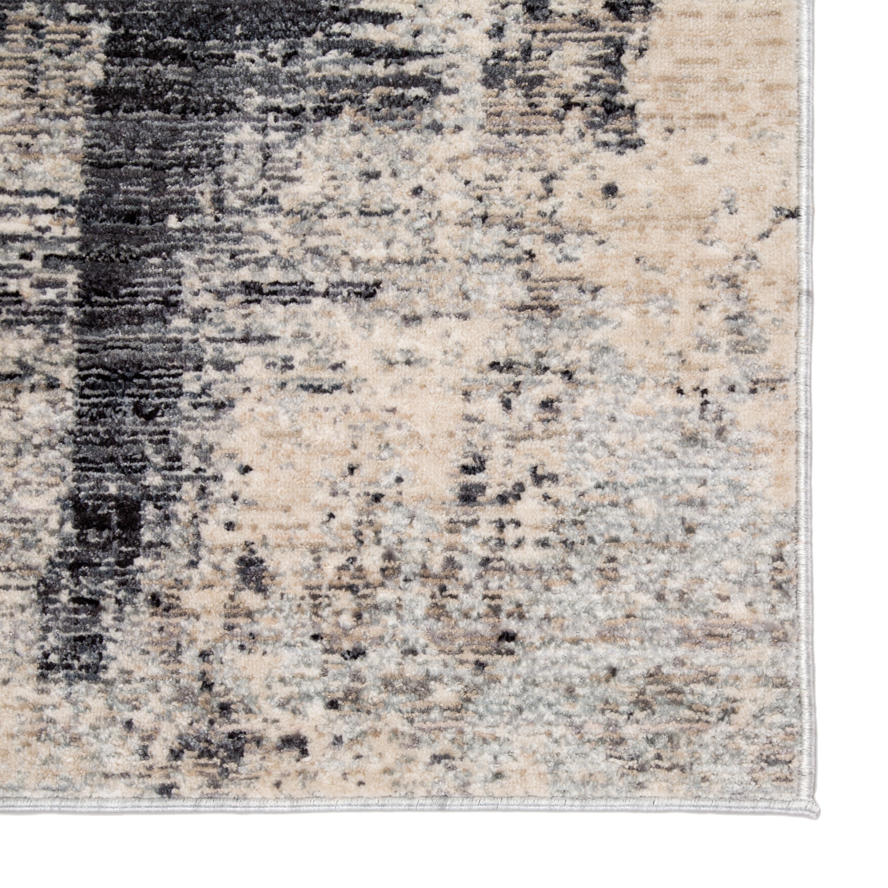 Hanson Abstract Ivory/ Gray Area Rug (5'X8') - Image 3
