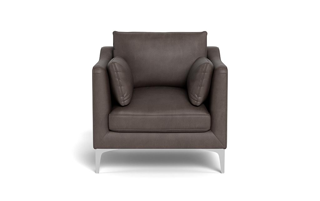 Caitlin Leather Petite Chair by The EverygirlÃ?Â® - Image 0