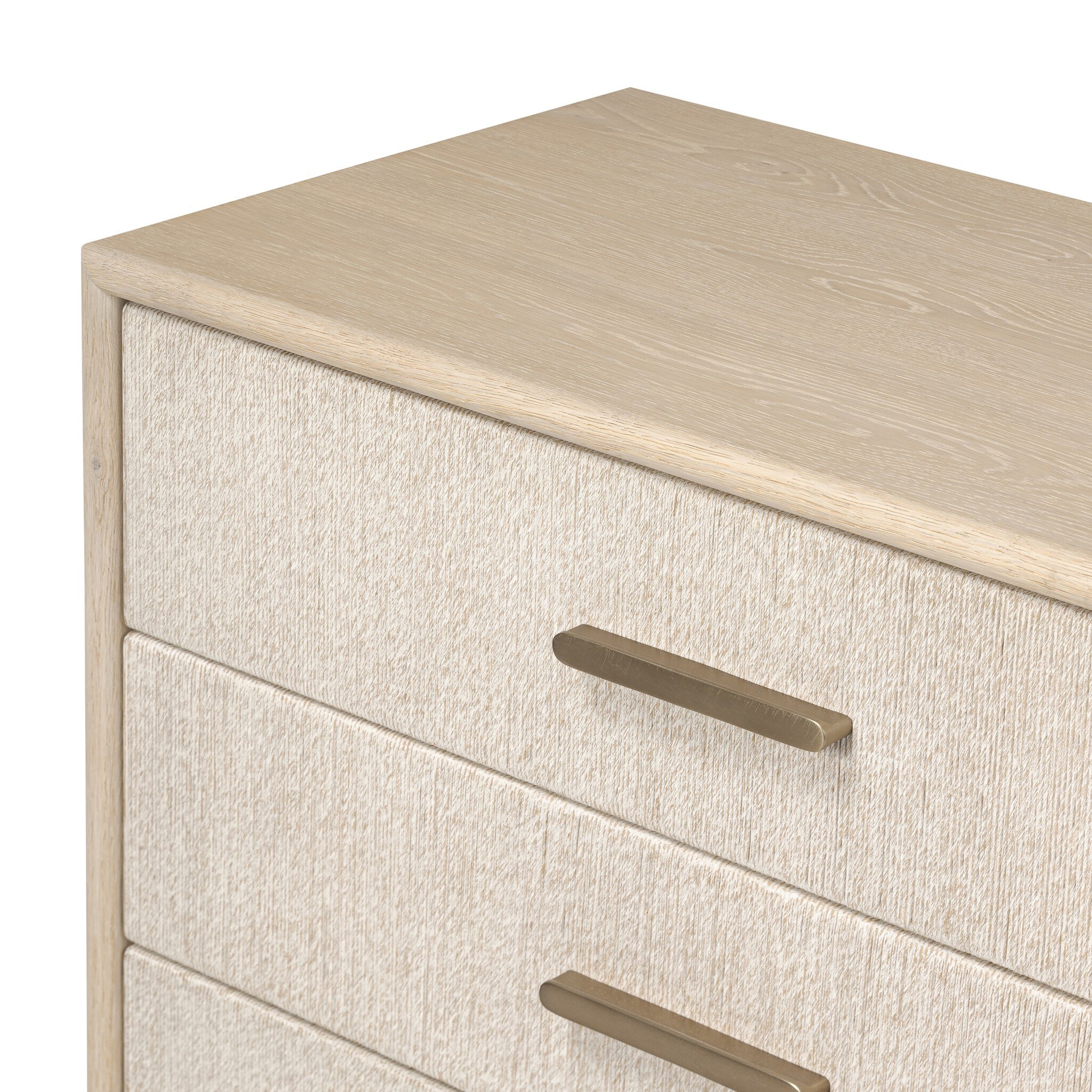 Rosenell 6 Drawer Dresser - Natural Paper Cord - Image 10