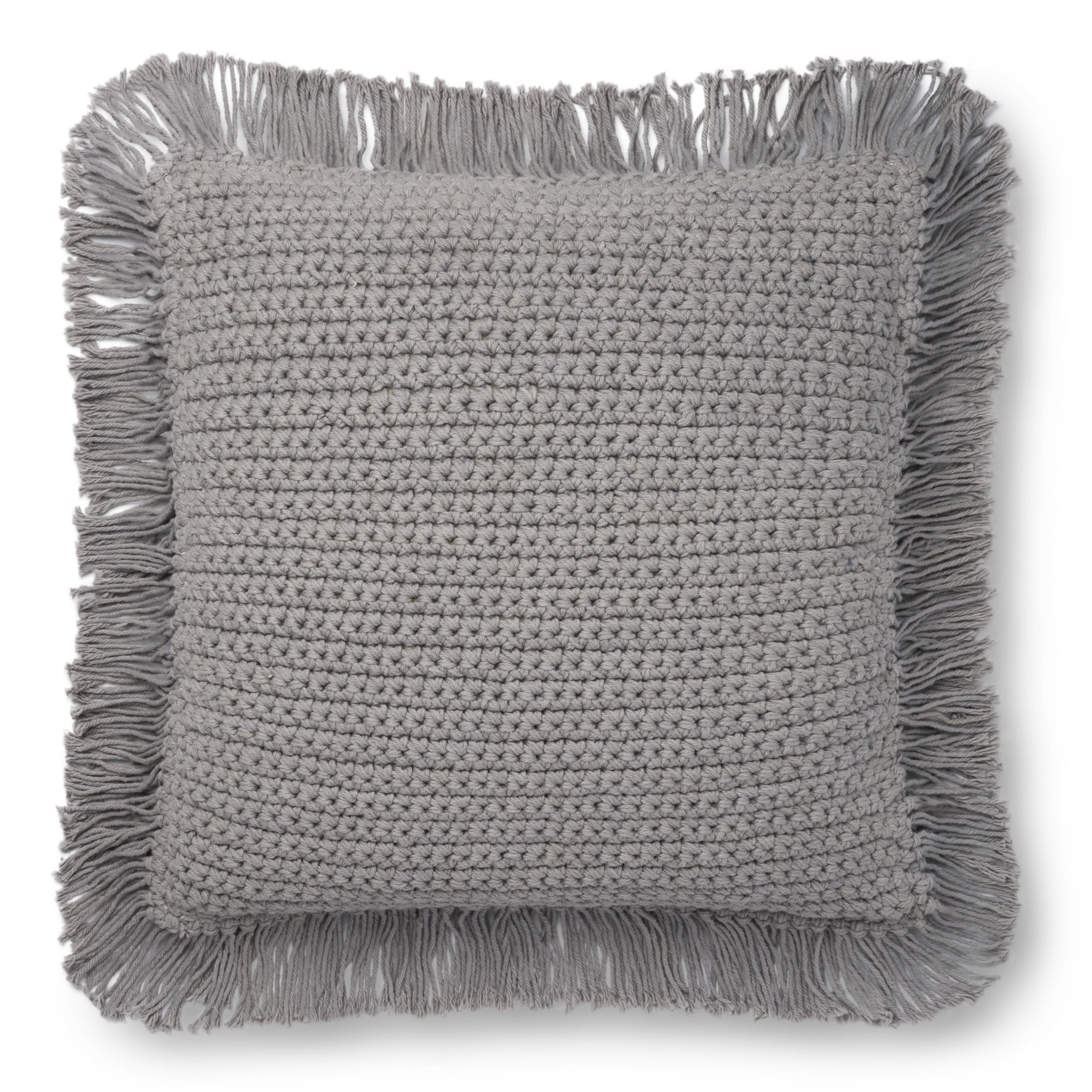 Justina Blakeney x Loloi Pillows P0806 Grey 22" x 22" Cover Only - Image 0