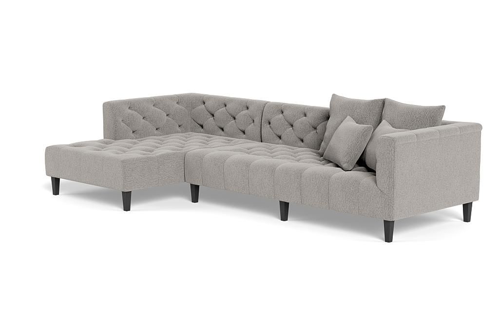 Ms. Chesterfield Sectional Sofa with Left Chaise by Apartment Therapy - Image 2