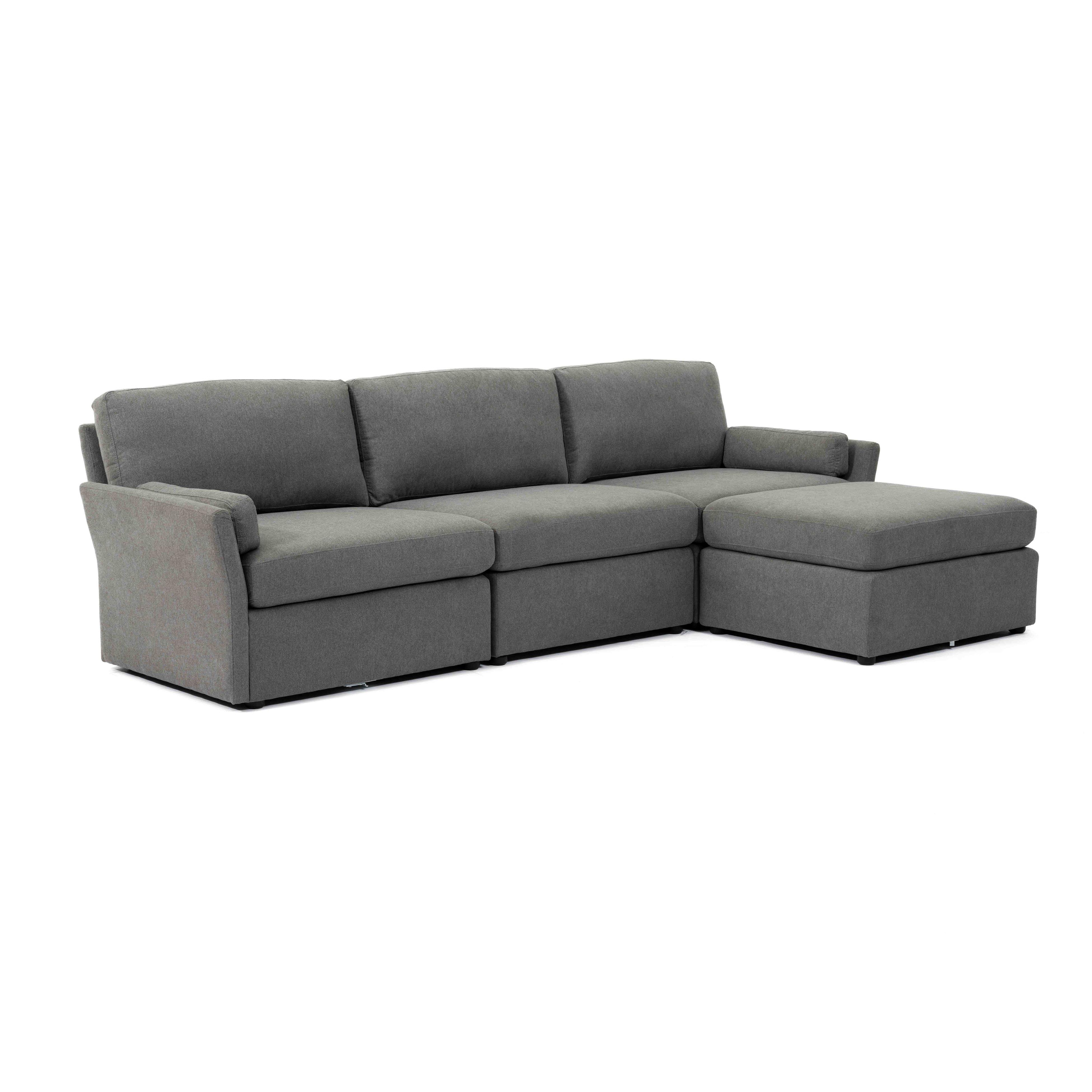 Catarina Gray Chaise Sectional - Image 1