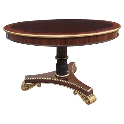 Litteral Mahogany Solid Wood Dining Table - Image 0