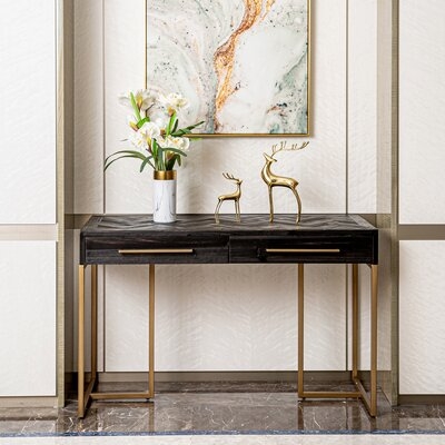 Modern 48'' Solid Wood Console Table - Image 0