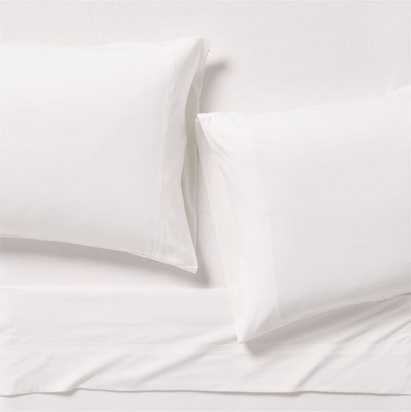 Comfy Tee Ivory 100% Organic Cotton Jersey Kids Twin Sheet Set - Image 2