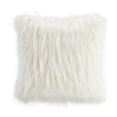 Corin Square Faux Fur Pillow Cover - Image 0