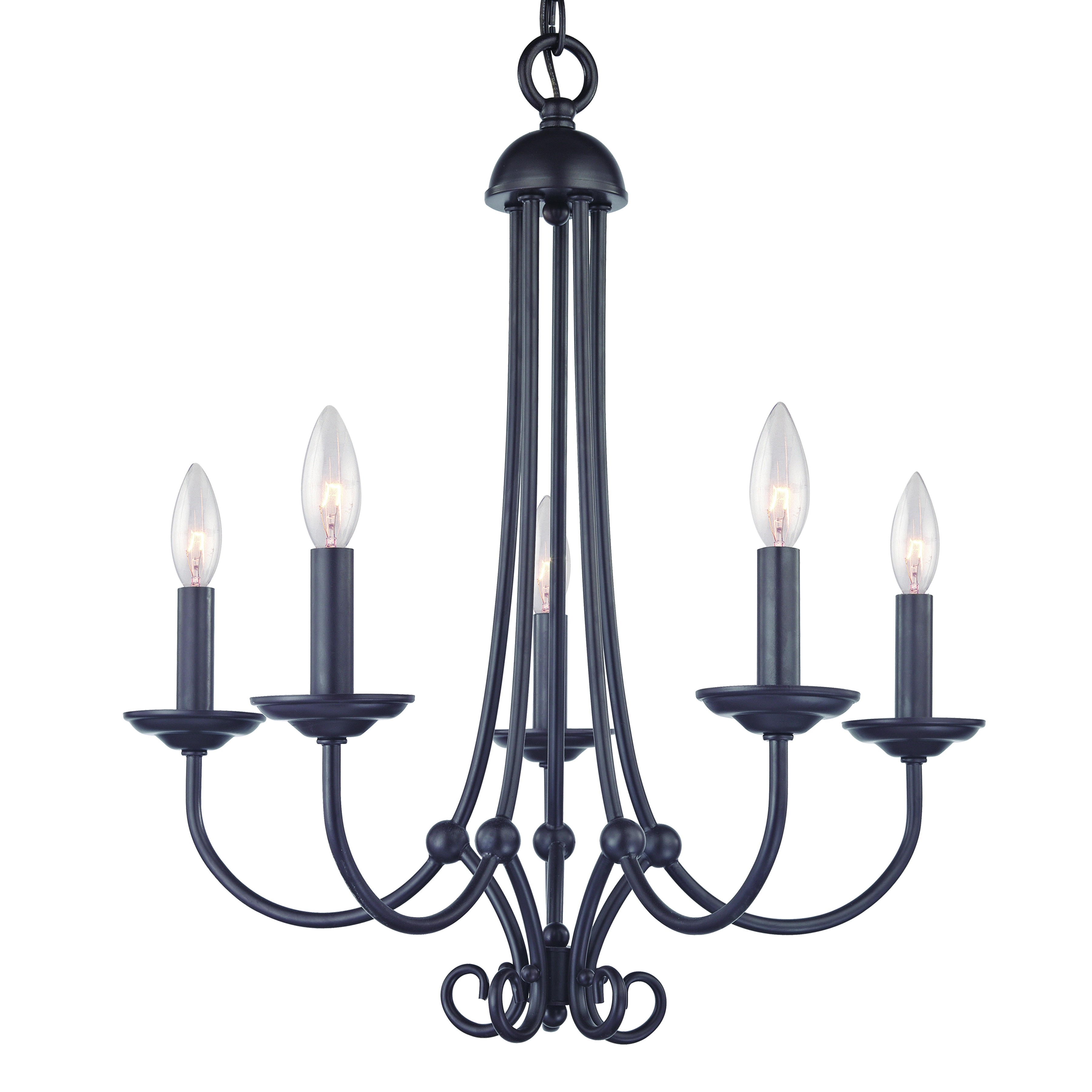 Williamsport 20'' Wide 5-Light Chandelier - Oil Rubbed Bronze - Image 3