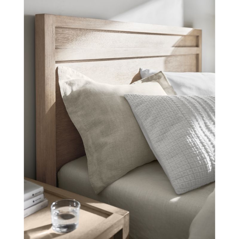 Keane Weathered Natural Solid Wood King Bed - Image 2