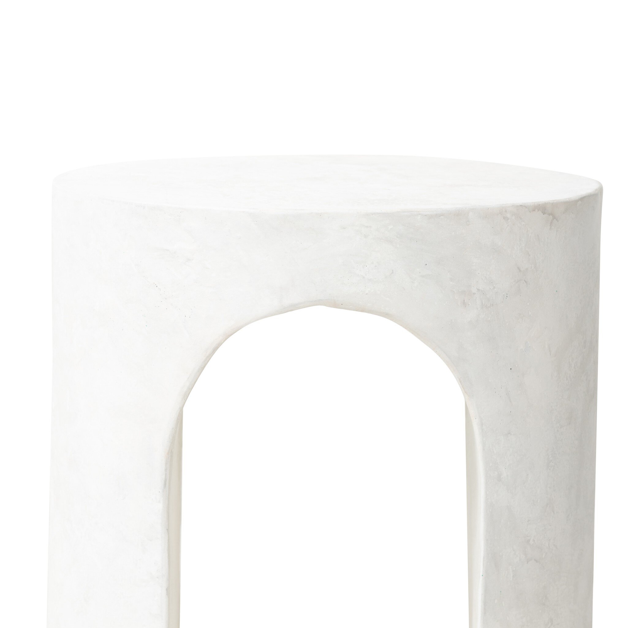 Samson End Table - Textured Lunar Concrete - Image 1