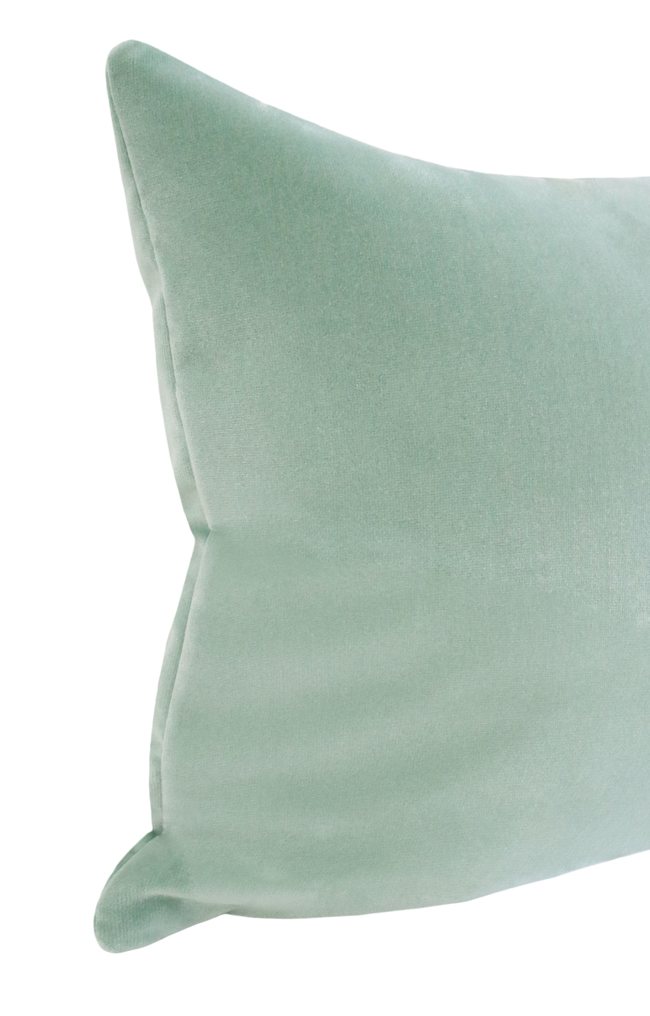 THE XL LUMBAR :: STUDIO VELVET // SEA BLUE - BY THE YARD - Image 3