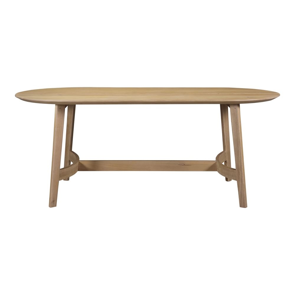 Solid Oak Oval Dining Table, Solid Oak - Image 0