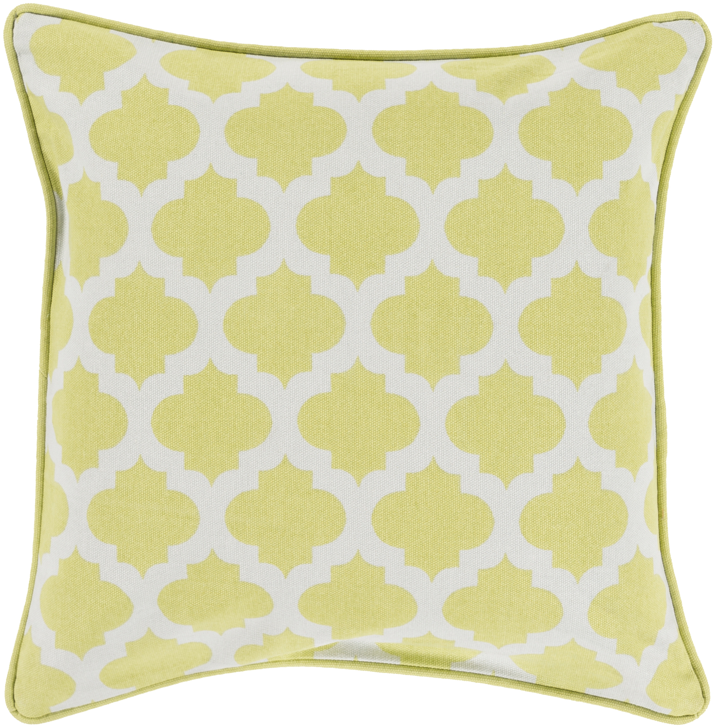 Morrocan Printed Lattice MPL-002 18"L x 18"W Down Filled Pillow - Image 0