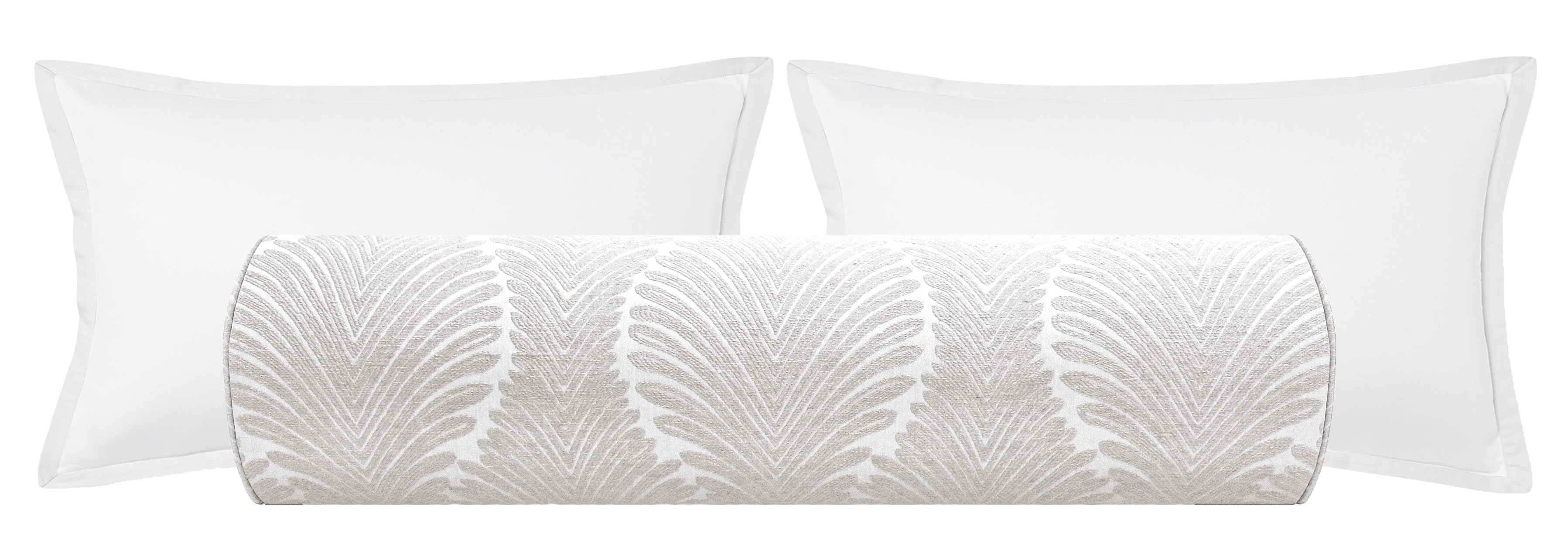 The Bolster :: Musgrove Chenille // Dove Grey - KING // 9" X 48" - Image 0