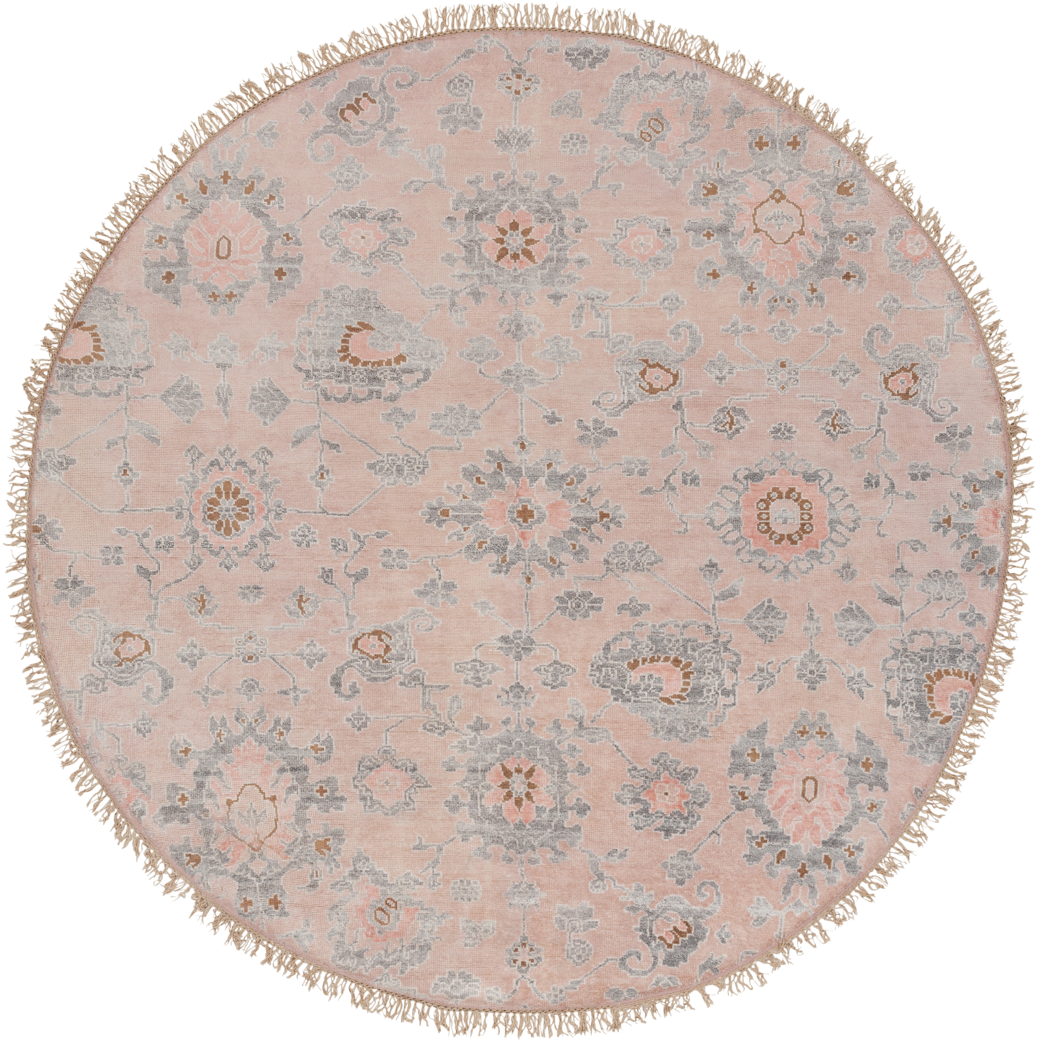 Gorgeous Beige Indoor 10' x 10' Handmade Rug - Image 0