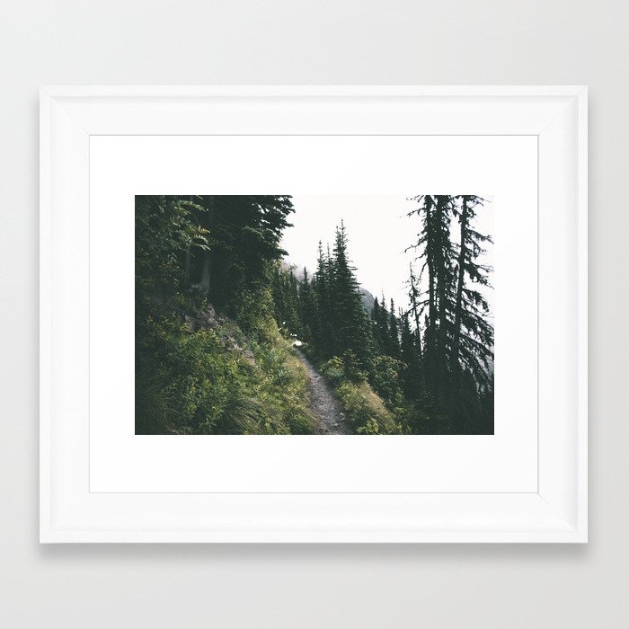 Happy Trails Iv Framed Art Print by Hannah Kemp - Scoop White - X-Small 8" x 10"-10x12 - Image 0