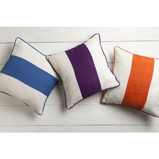 Linen Stripe LS-001 18"L x 18"W Pillow Cover - Image 1
