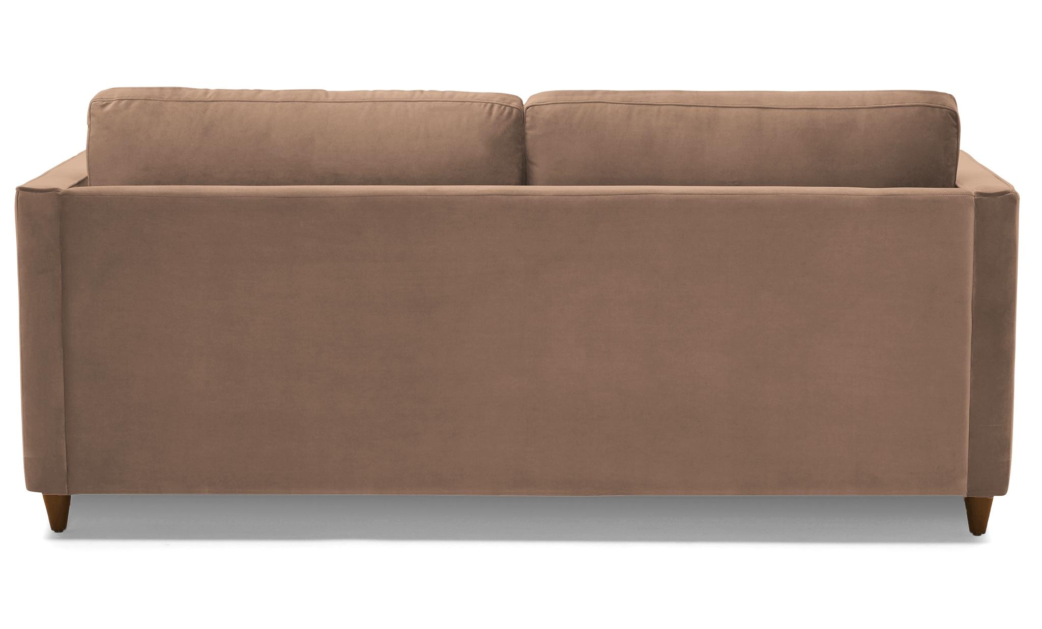 Pink Briar Mid Century Modern Sleeper Sofa - Royale Blush - Mocha - Image 4