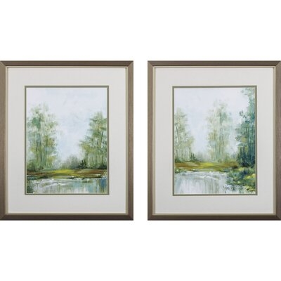 Set Of 2 Forest Framed Art - Image 0