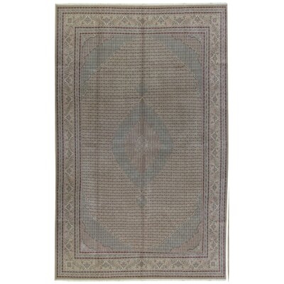 One-of-a-Kind Shah Hand-Knotted Beige 11'9" x 17'9" Wool Area Rug - Image 0