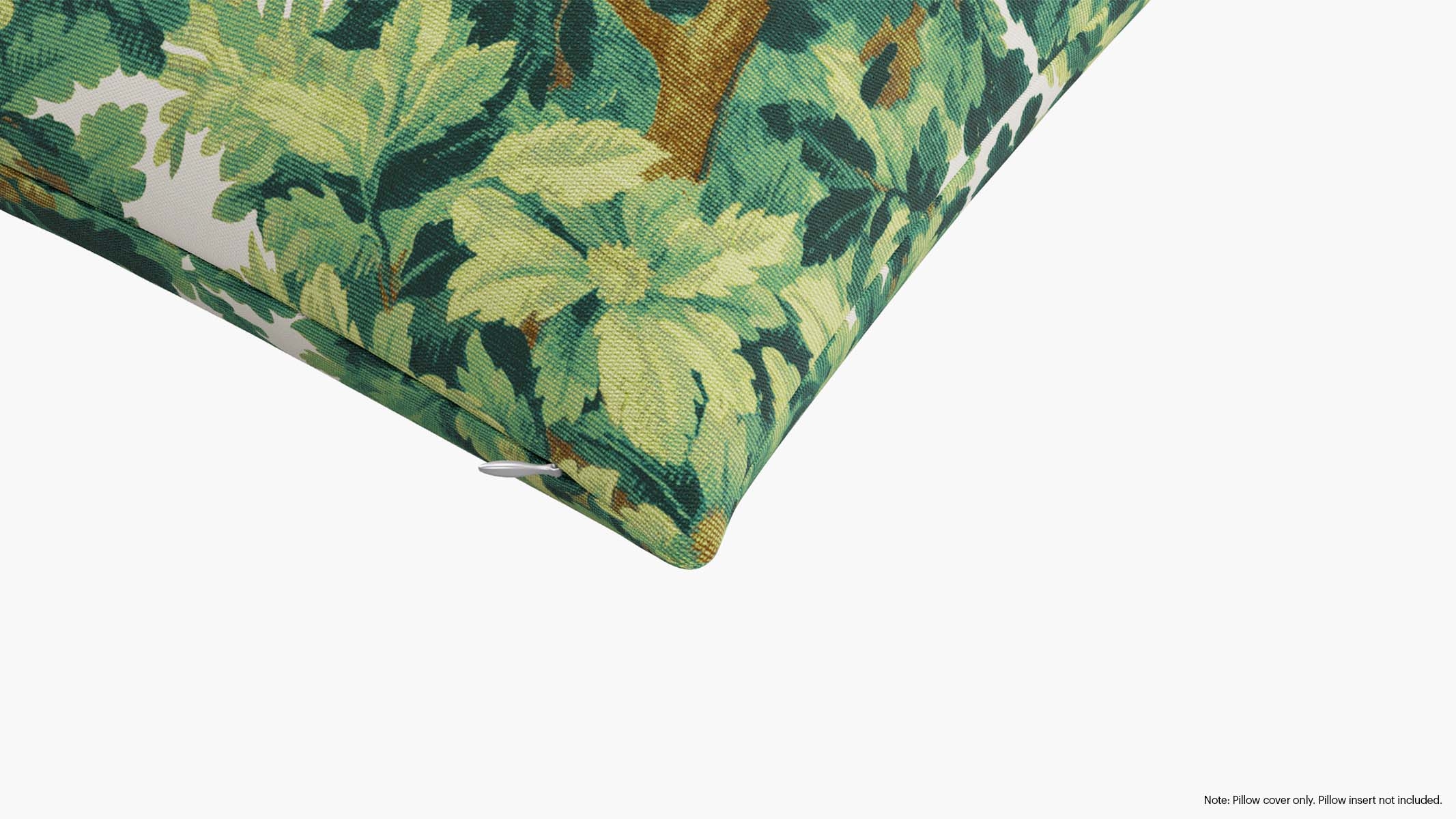 Throw Pillow Cover 20", Verdure Bois De Chene, 20" x 20" - Image 1