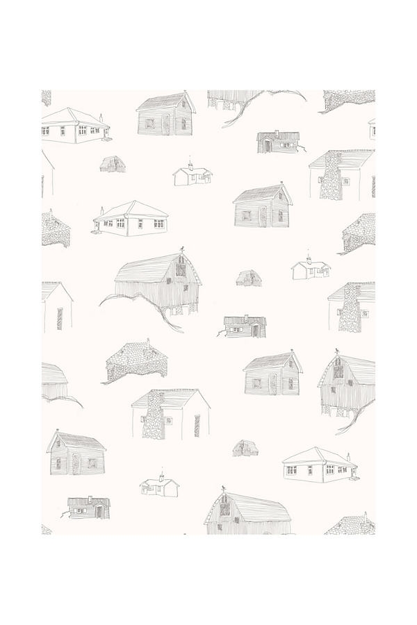 Homes Wallpaper By Nottene in Grey - Image 0
