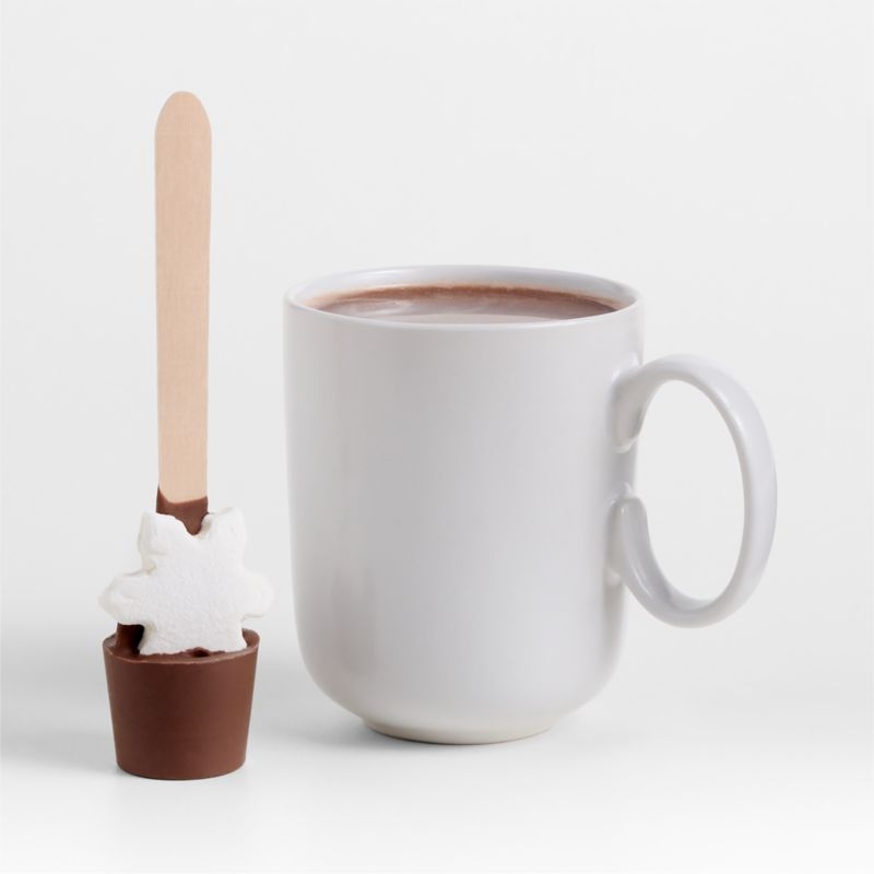 Single Snowflake Hot Cocoa Spoon - Image 1