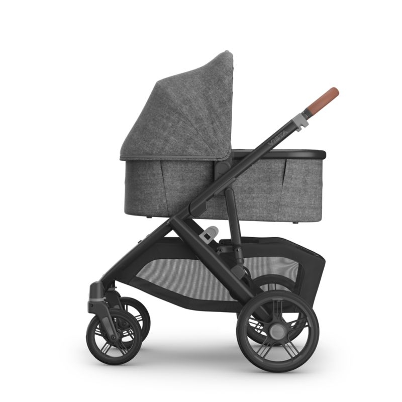 UPPAbaby ® V3 Greyson Charcoal Melange Baby Bassinet with Aluminum Frame - Image 8
