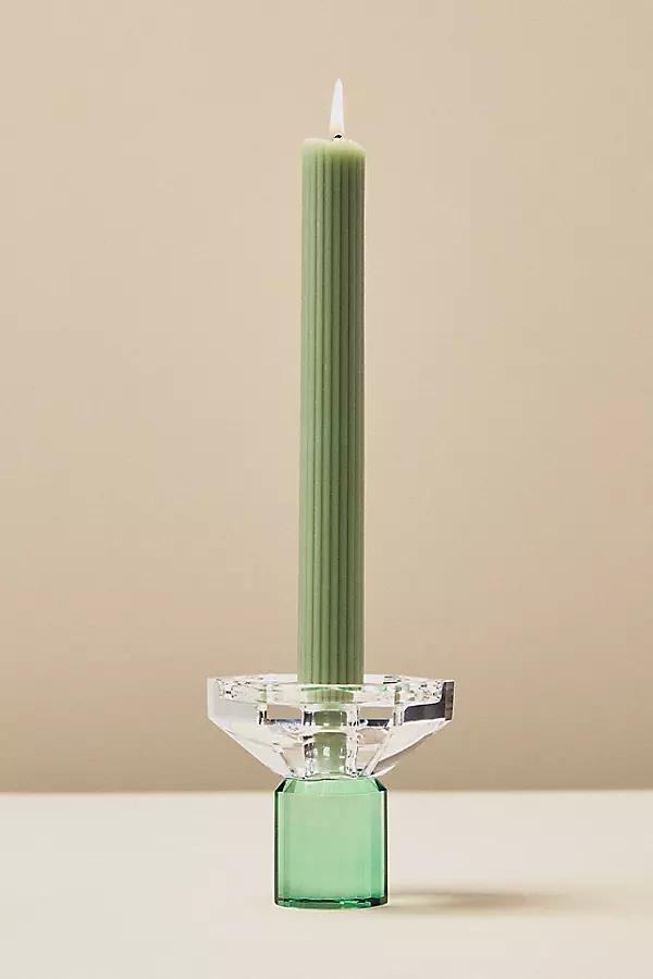 Cut Glass Candle Holder - Image 0