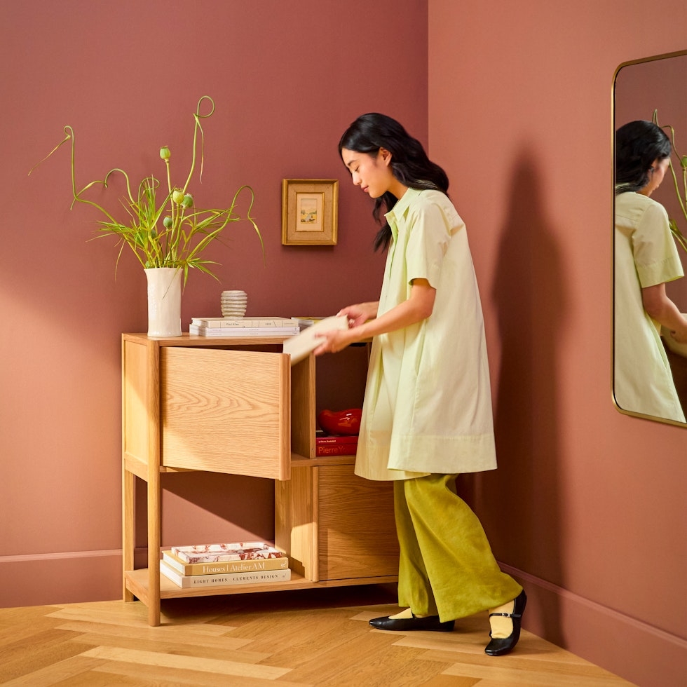 Mysen 33.5" Cabinet - Natural Oak - Image 1