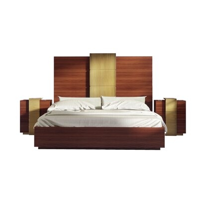 Dorcia Solid Wood Standard Bed - Image 0