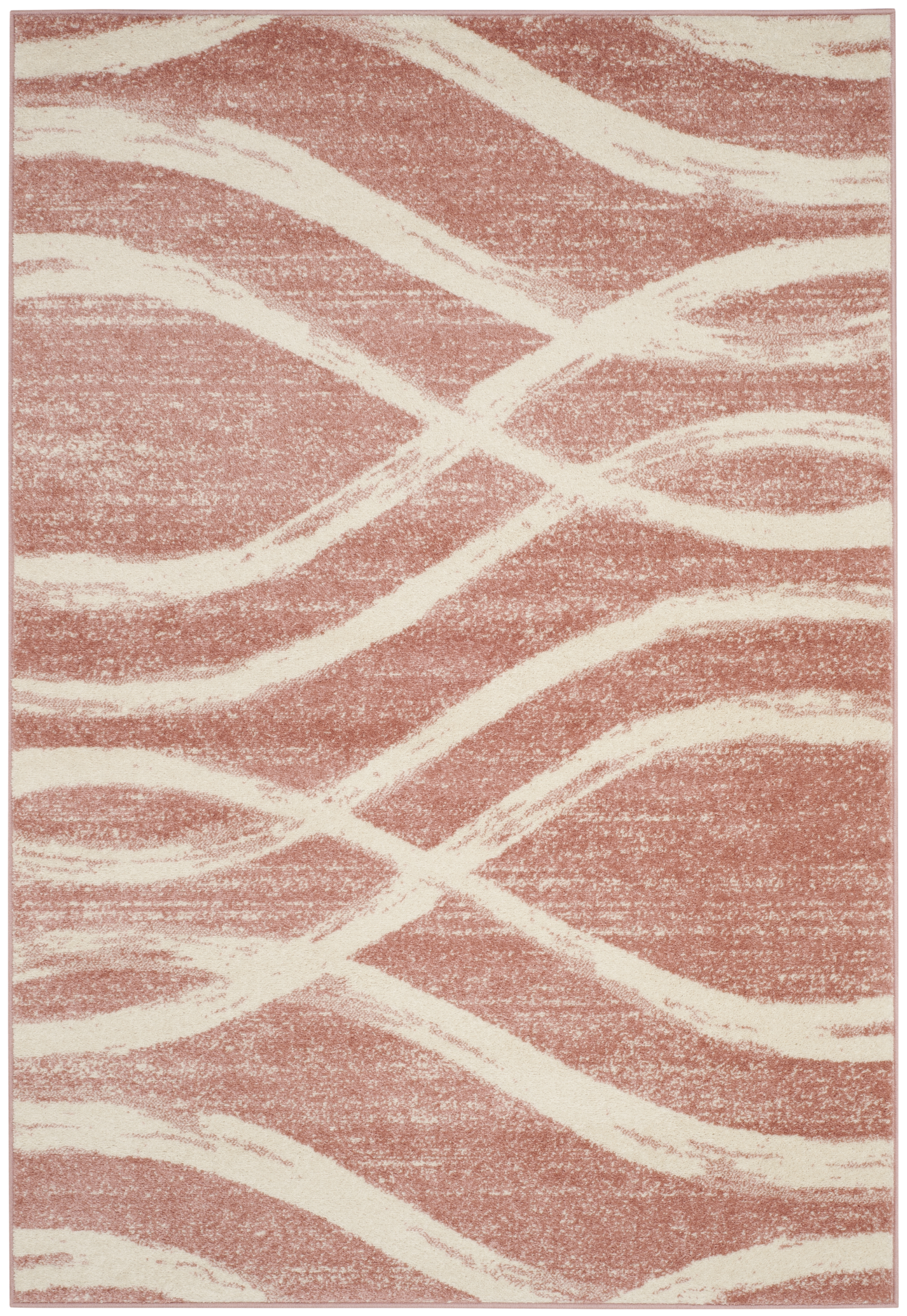 Arlo Home Woven Area Rug, ADR125Z, Rose/Cream,  5' 1" X 7' 6" - Image 0