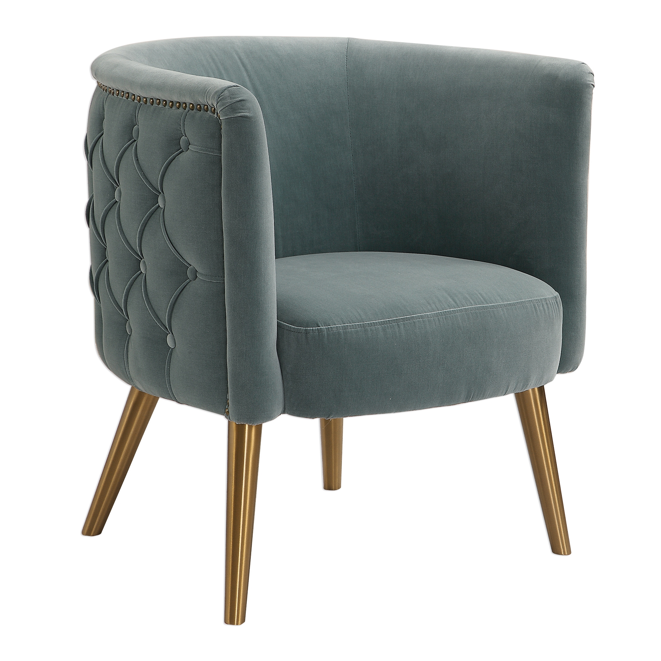 Haider Gray Accent Chair - Image 3