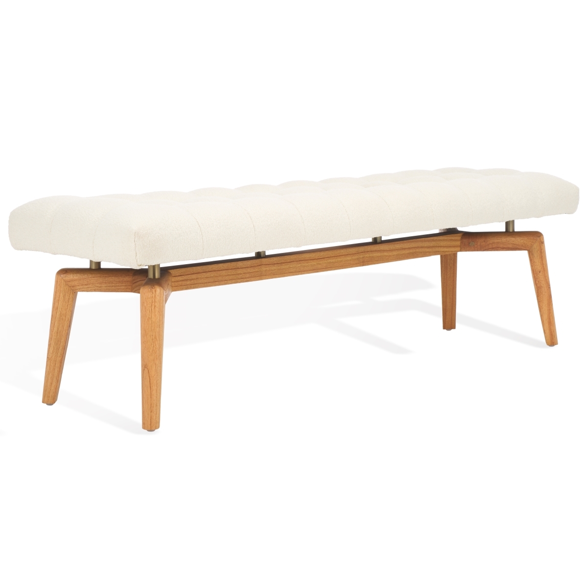 Gallagher Tufted Bench - Beige/Natural - Image 5