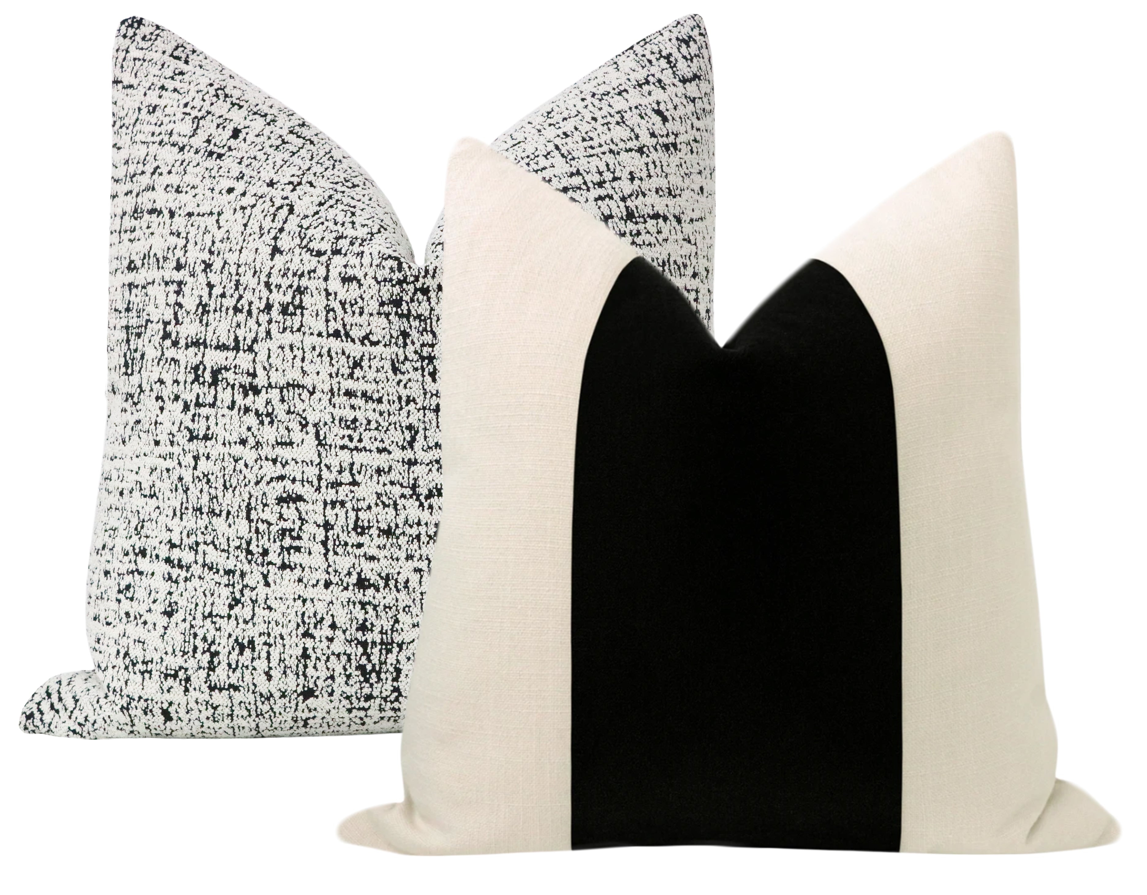 PANEL :: MOHAIR VELVET // CAVIAR - 14" X 36" - Image 4