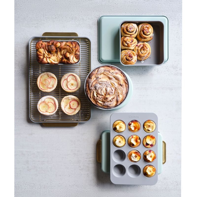 Caraway Complete 11-Piece Cream Ceramic Bakeware Set - Image 1