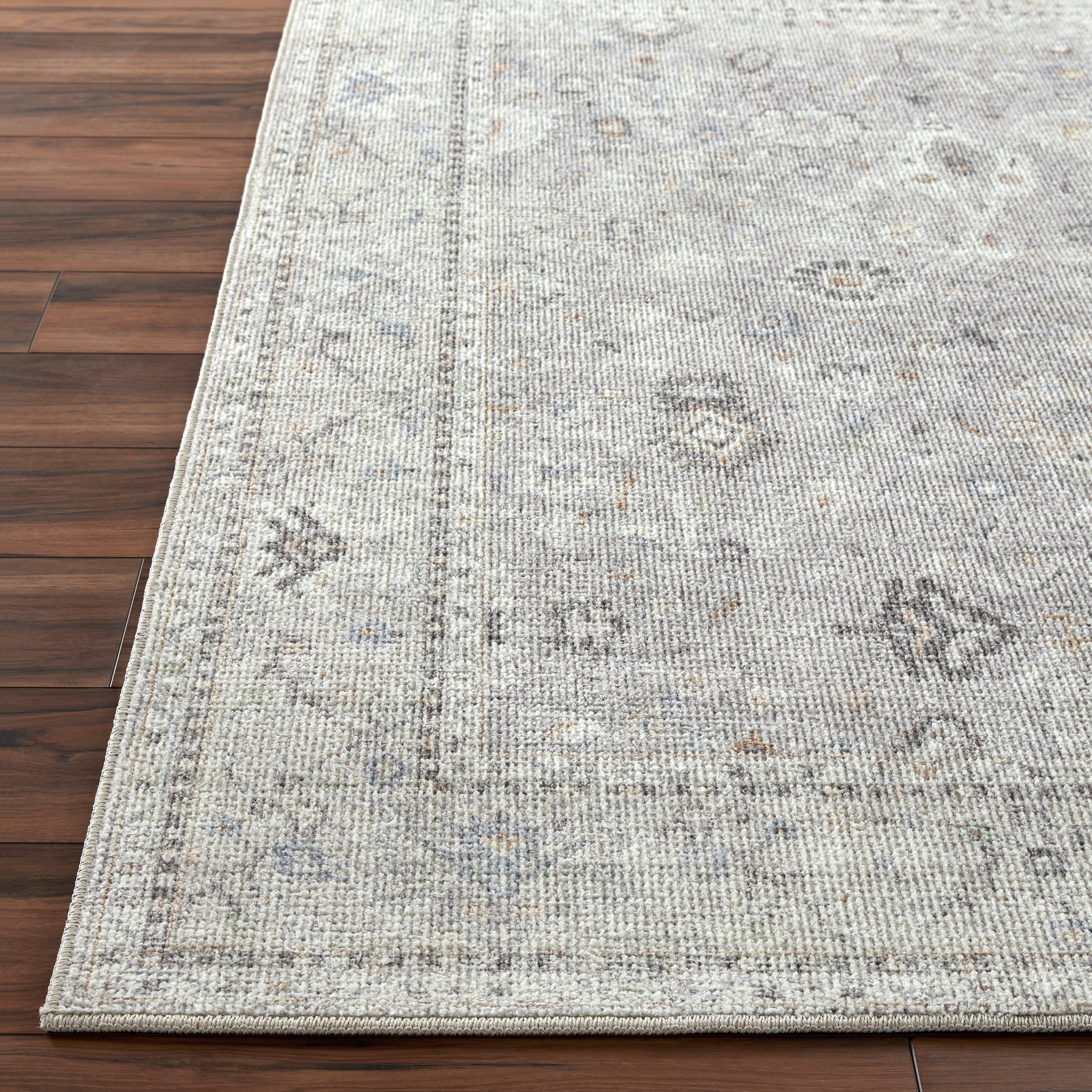 Davina Beige Indoor 9'2" x 12' Machine Woven Rug - Image 1