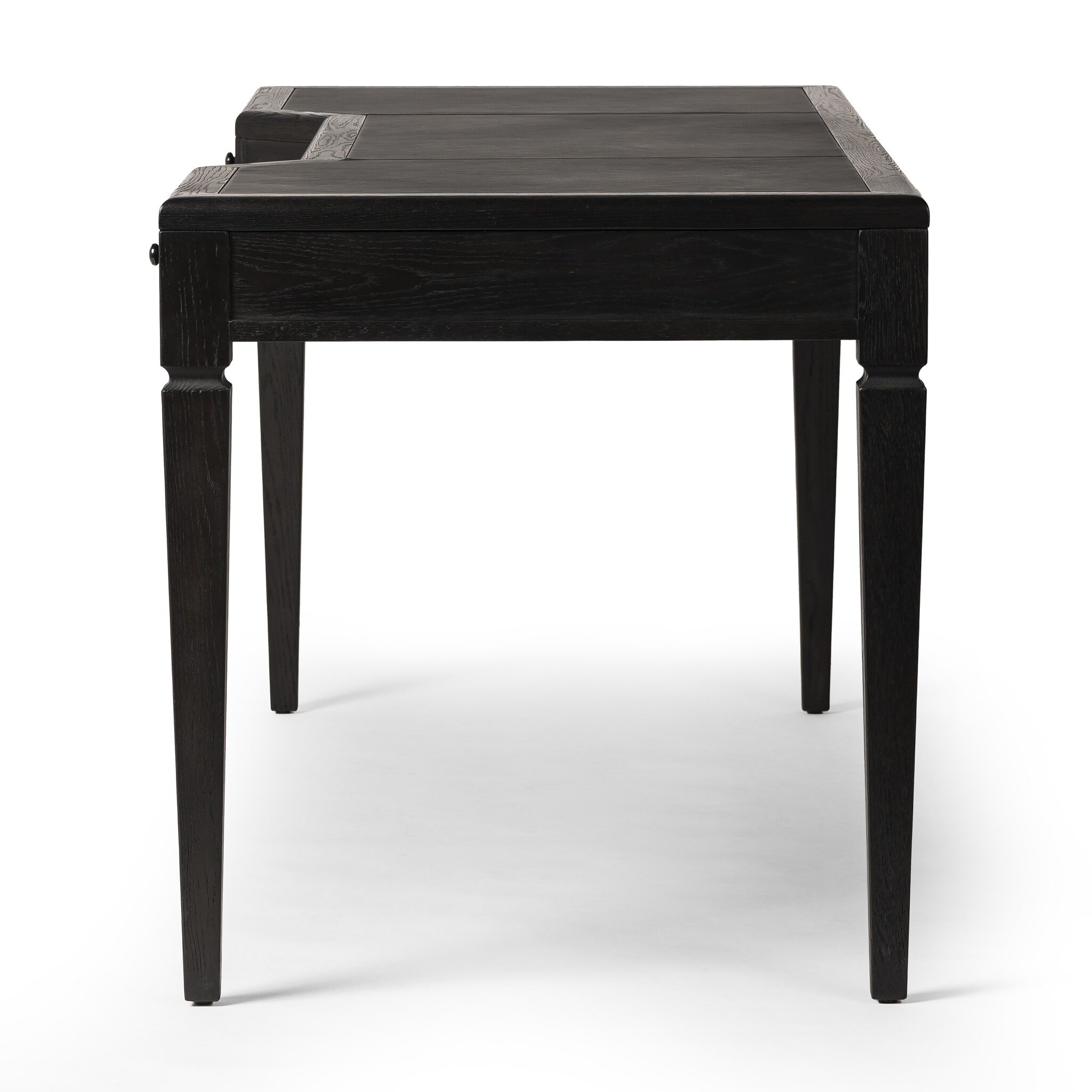 Claude Desk - Distressed Black Oak Veneer - Image 2