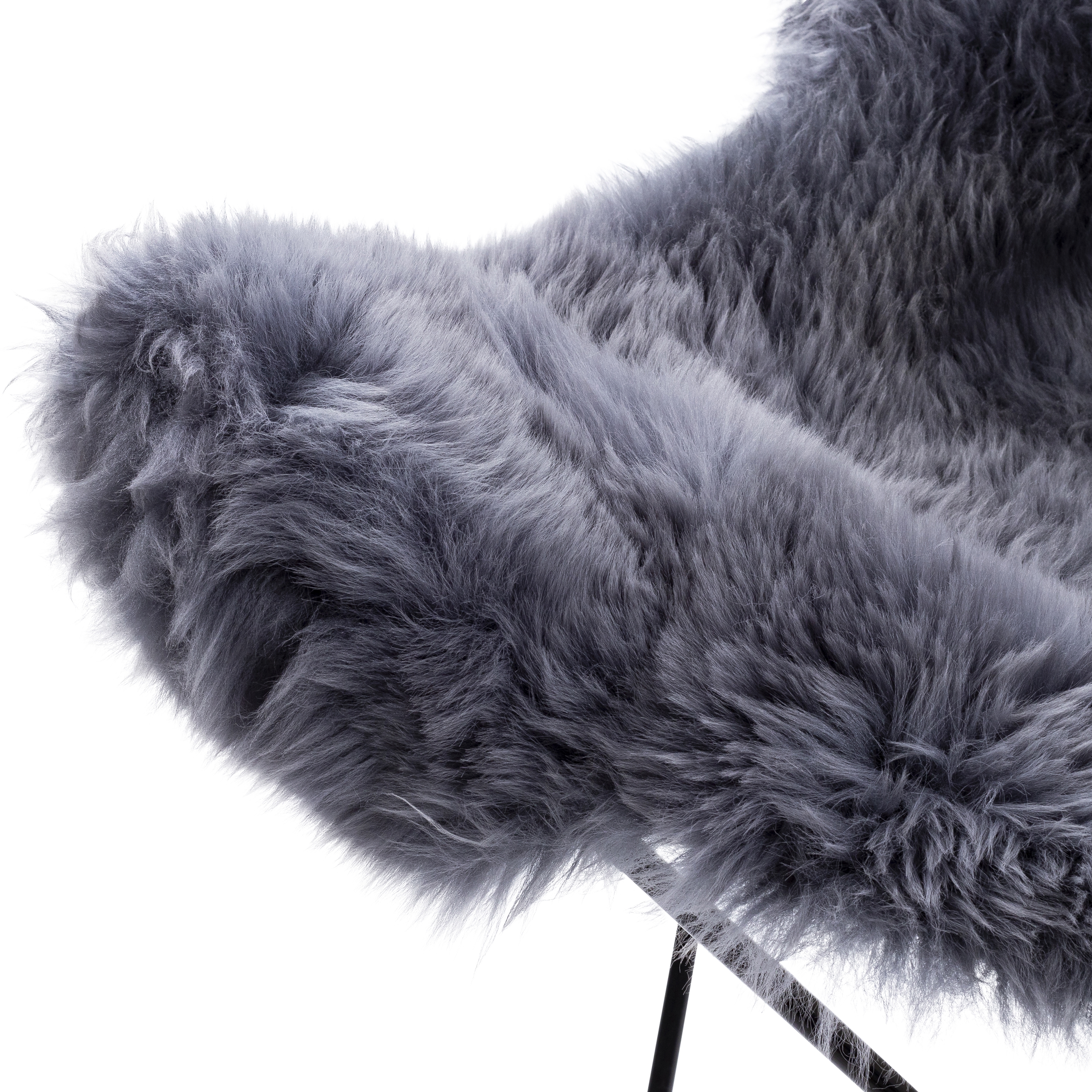 Nizhoni Sheepskin 35"H x 31"W x 31"D Accent Chair - Image 2