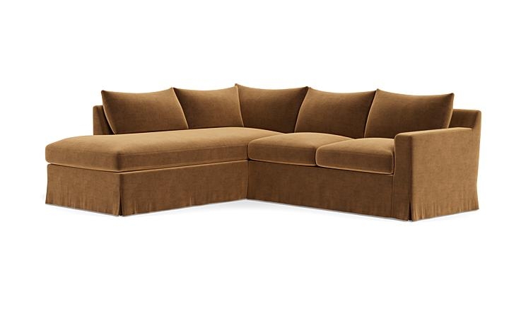 Sloan Slipcovered 3-Seat Left Bumper Sectional - Image 2