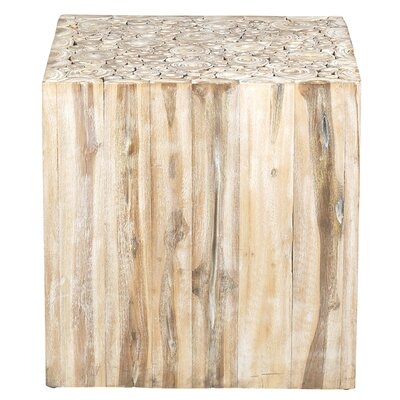 Gregoire Solid Wood Block End Table - Image 0