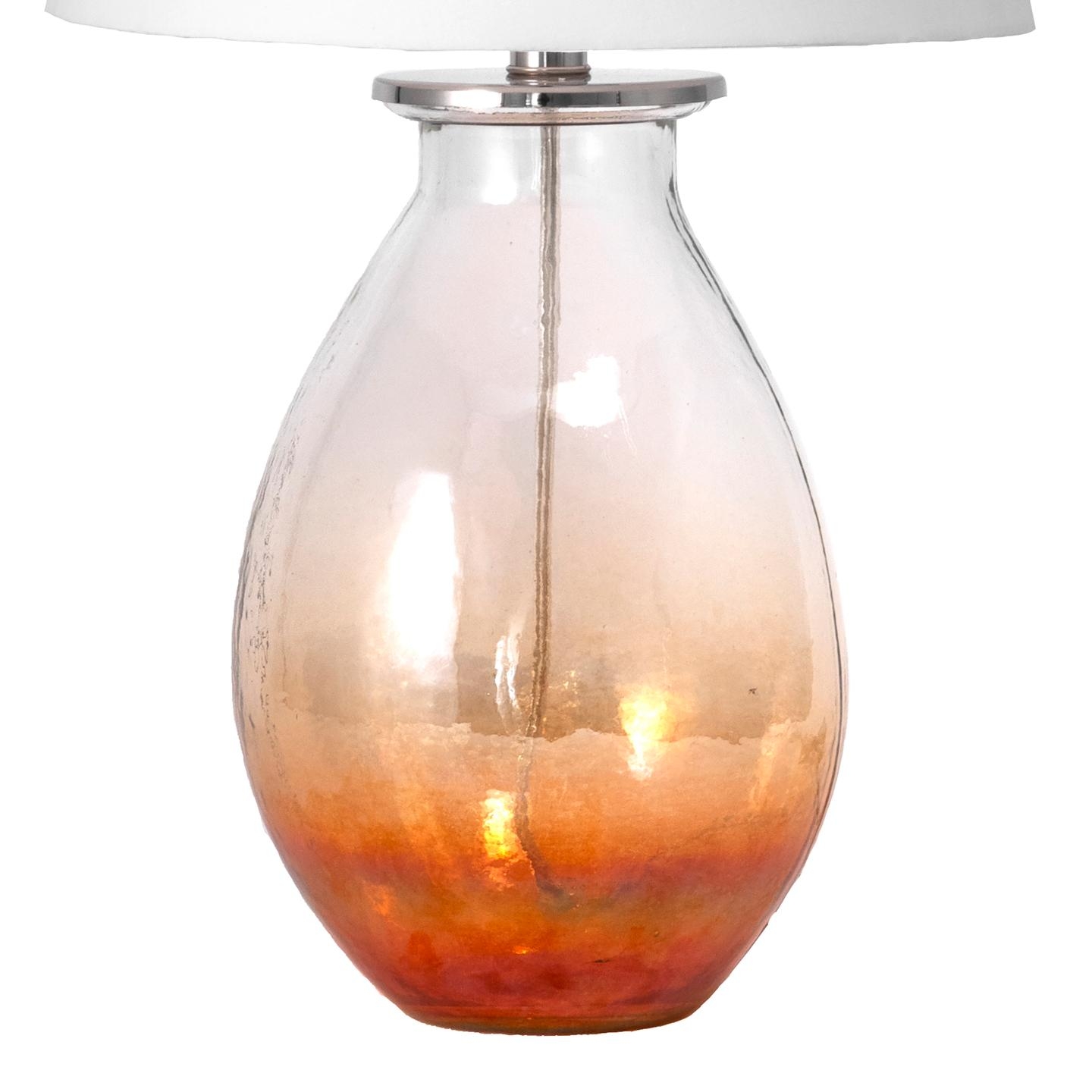 Crossett 22" Glass Table Lamp - Image 3