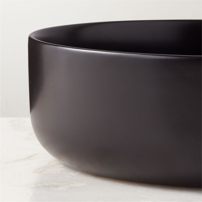 Mori Matte Black Serving Bowl - Image 2