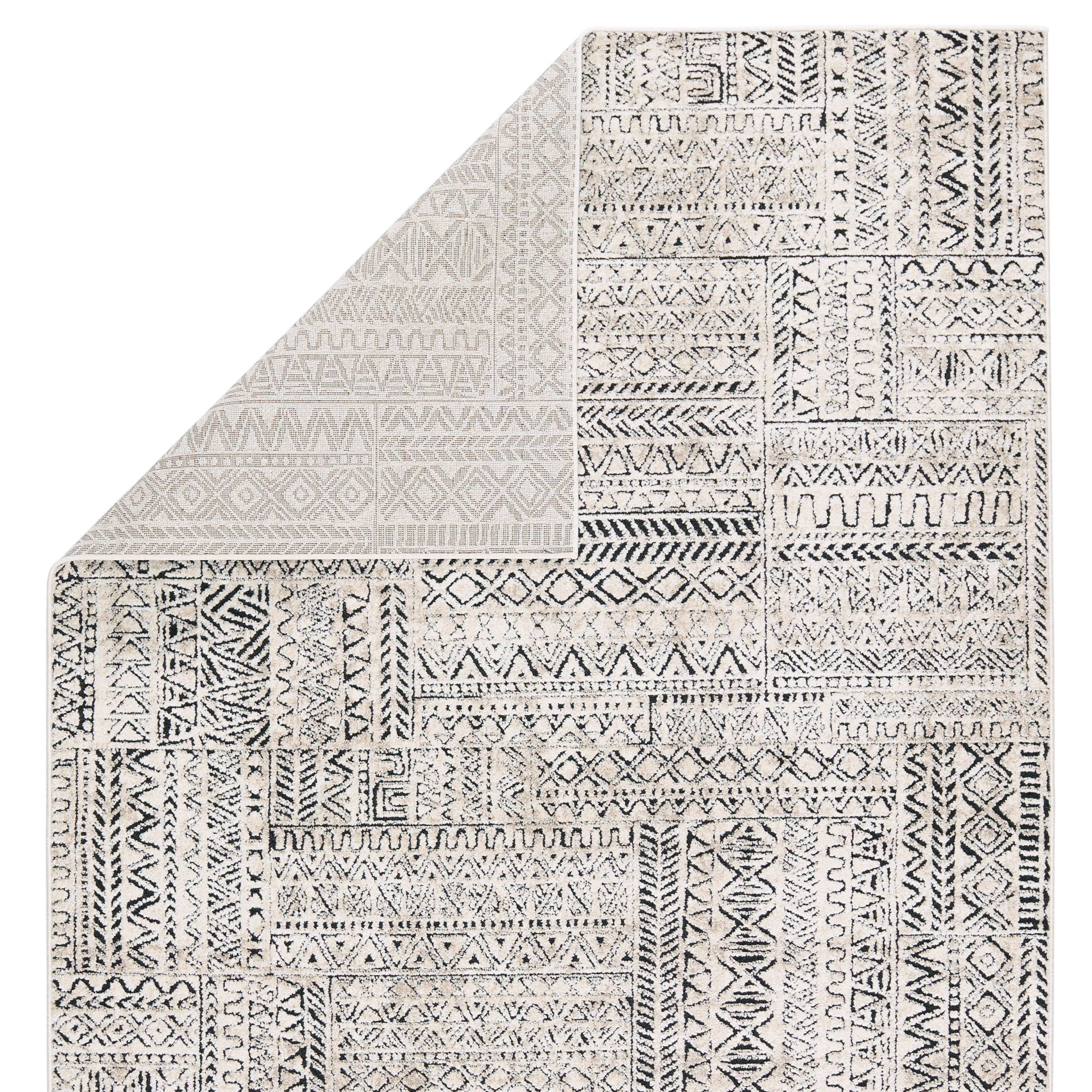 Vibe by Cyler Tribal Cream/ Black Area Rug (9'2"X13') - Image 2