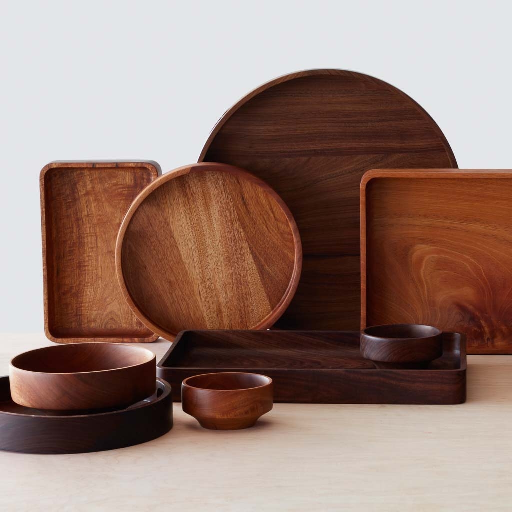 The Citizenry Tikal Round Wood Tray | Mahogany - Image 5