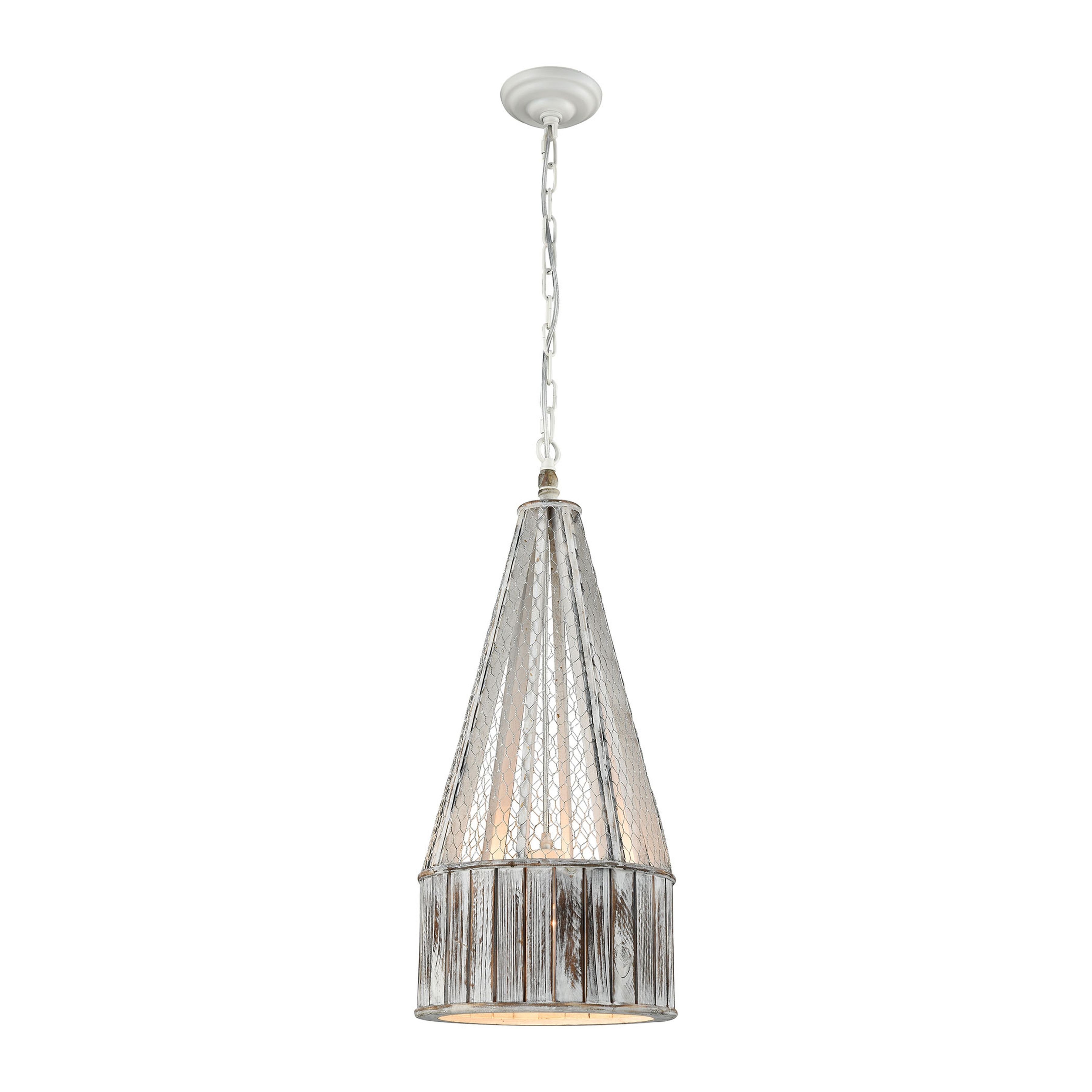 Pennant Point 12'' Wide 1-Light Mini Pendant - Natural - Image 0