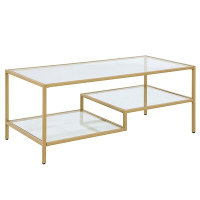 Firstime & Co. Gold Alexander Modern Coffee Table - Image 0